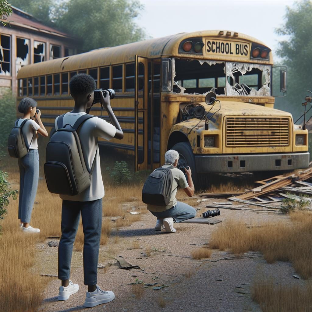 School bus found abandoned