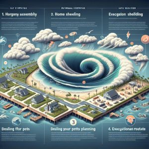 Coastal hurricane preparation infographic