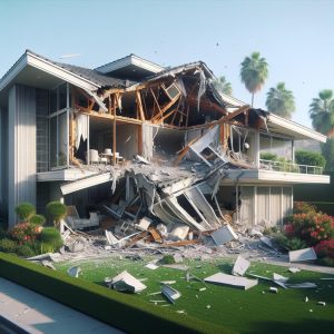 "Southern California Home Destruction"