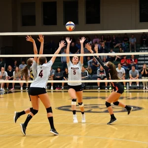 Exciting Volleyball Action in Florence: West Florence Knights Sweep South Florence Bruins 3-0 in Rivalry Match