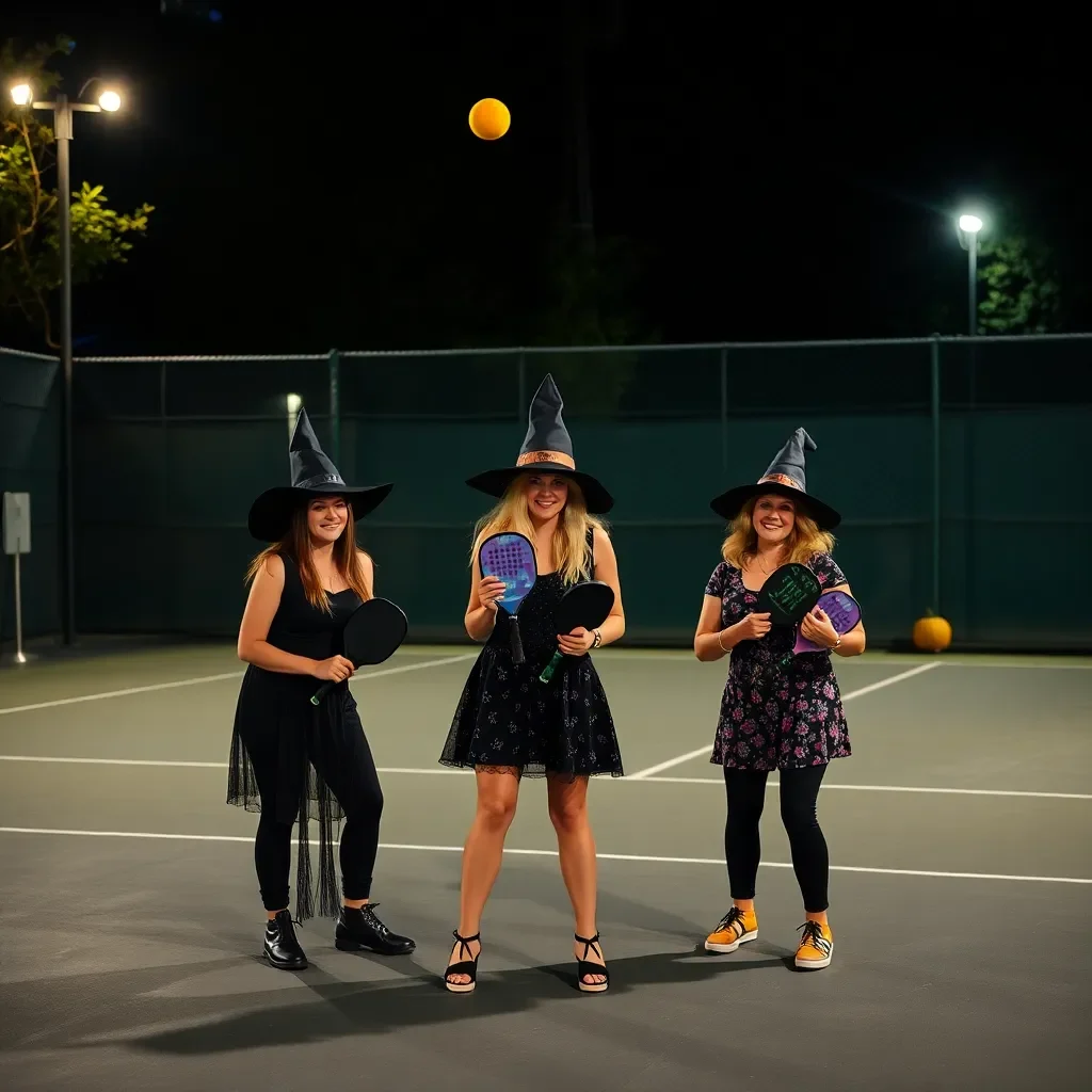 Florence Pickleball Club Hosts Halloween Celebration with Witchy Twist on the Courts