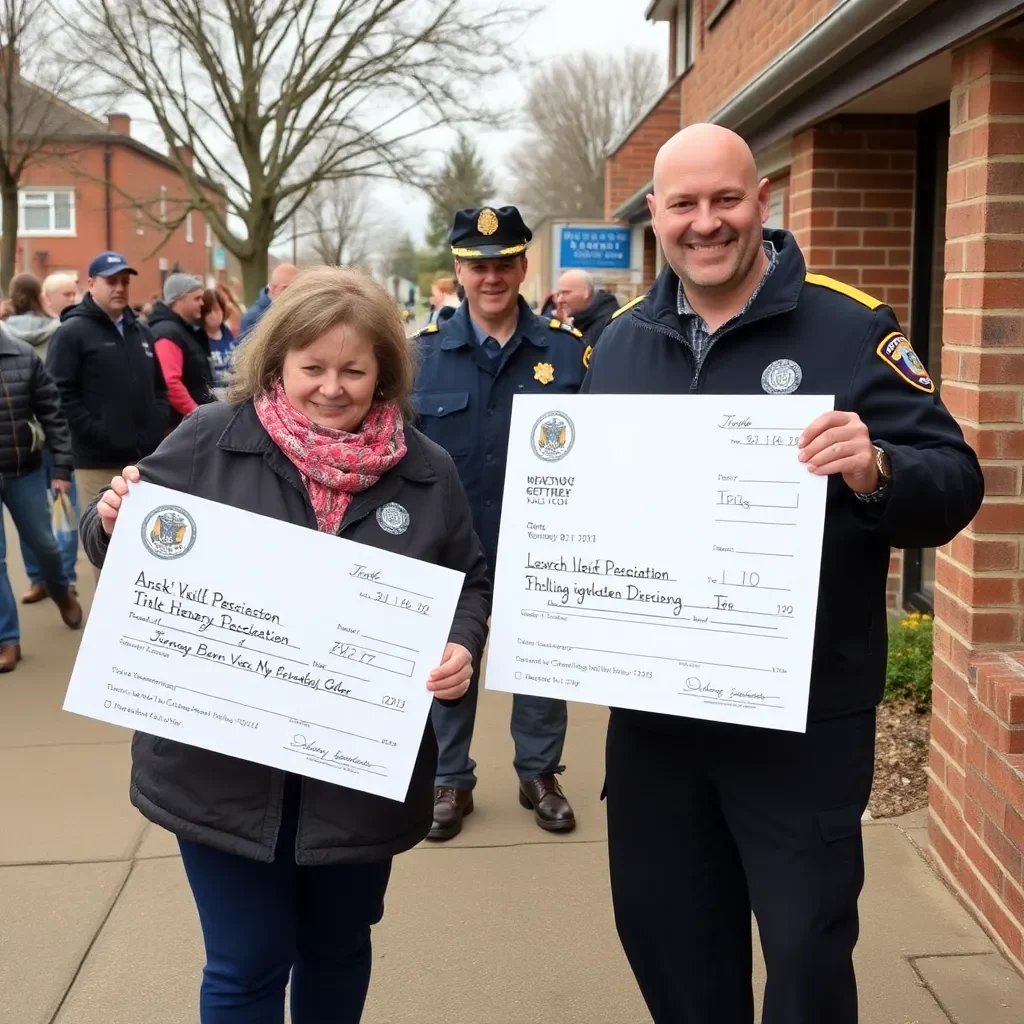 Heartfelt Donations in Darlington Celebrate Community Spirit and Officer's Legacy