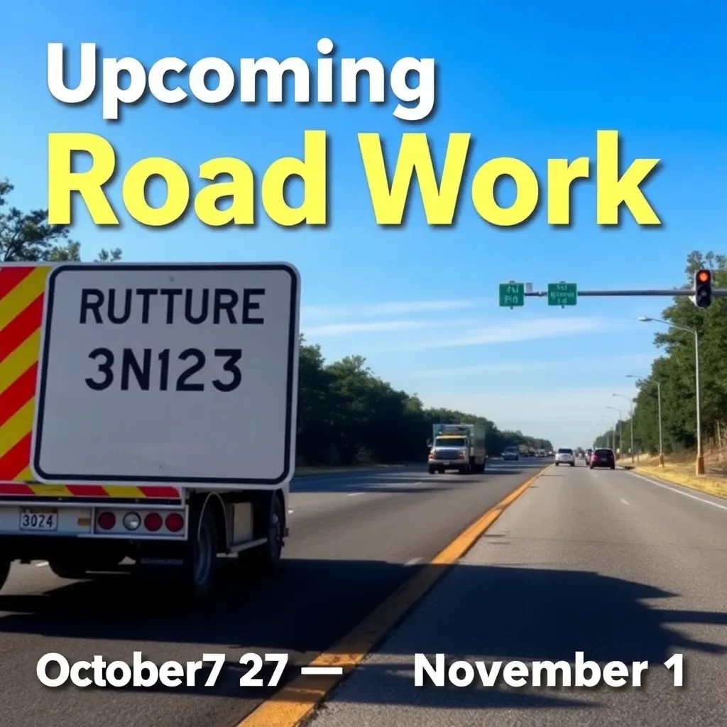 Upcoming Road Work on S.C. 327 in Florence County: Lane Closures from October 27 to November 1