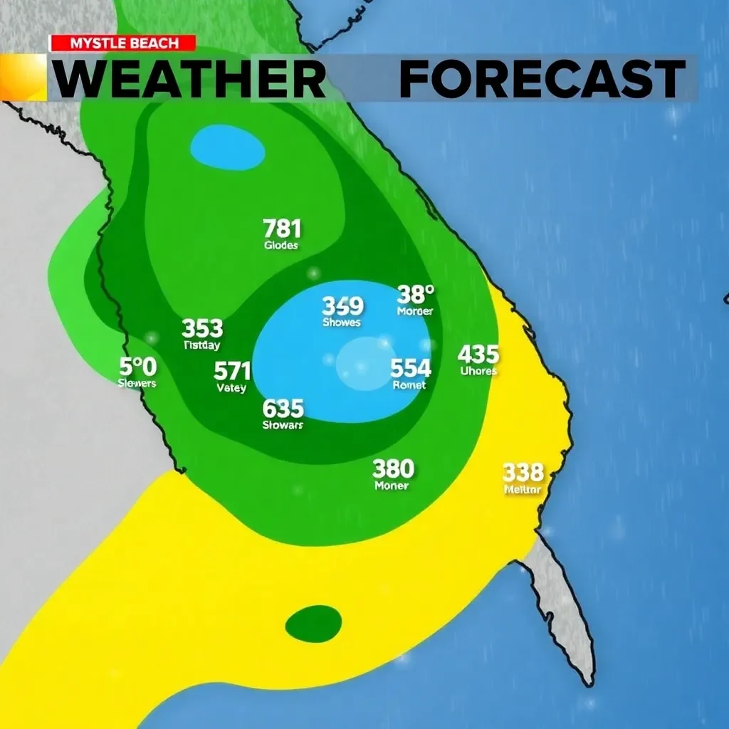 Weather Update: Weekend Forecast for Myrtle Beach Includes Showers and Chilly Temperatures