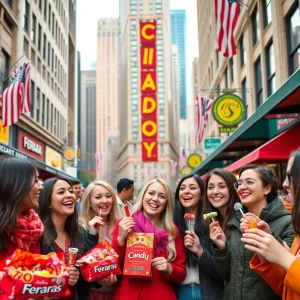 Ferrara's candy products being promoted by influencers in Chicago