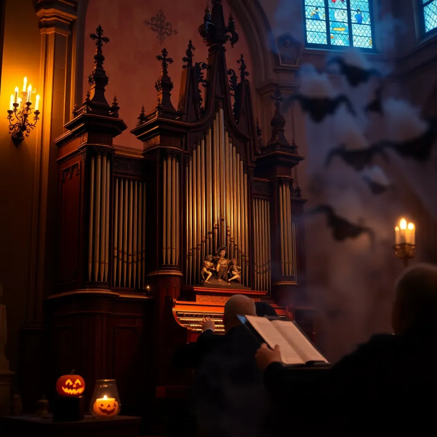 Halloween Concert Creates Spooky Atmosphere with Spectacular Organ Performances in Florence, S.C.