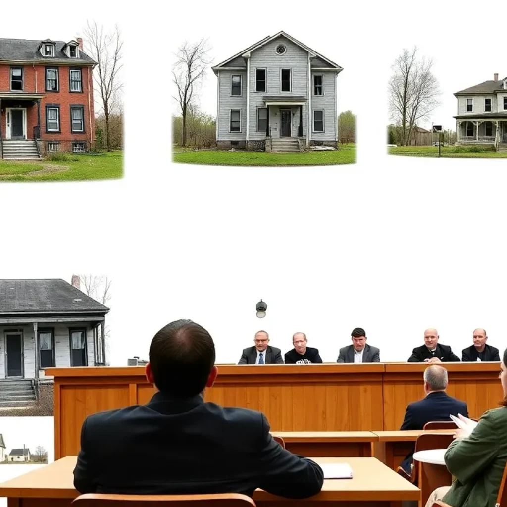 Florence City Council discussing the new ordinance on abandoned properties