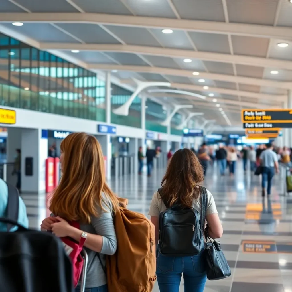 Travelers at Florence Regional Airport