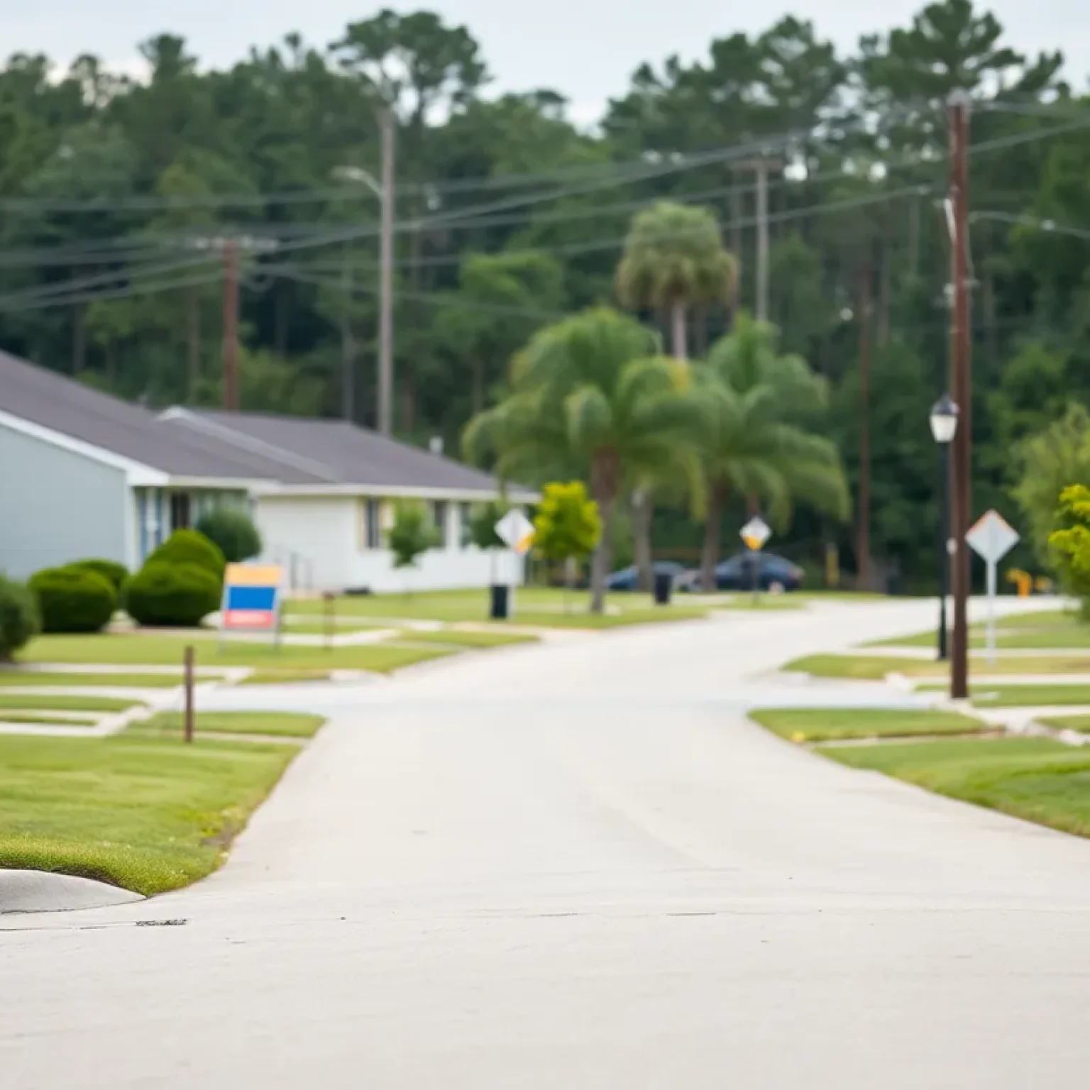 Residential area in Florence, South Carolina symbolizing safety.