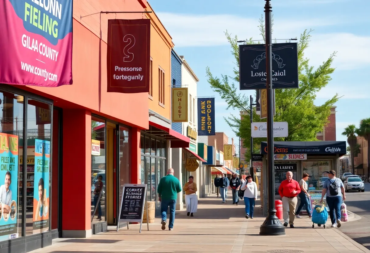 Gila County storefronts engaging in digital marketing and e-commerce.