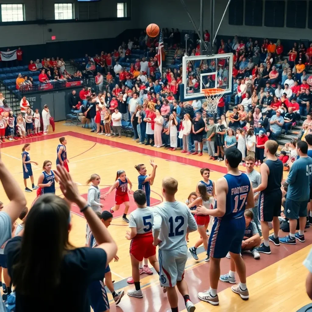 High school basketball teams competing at the Pepsi Carolina Classic.