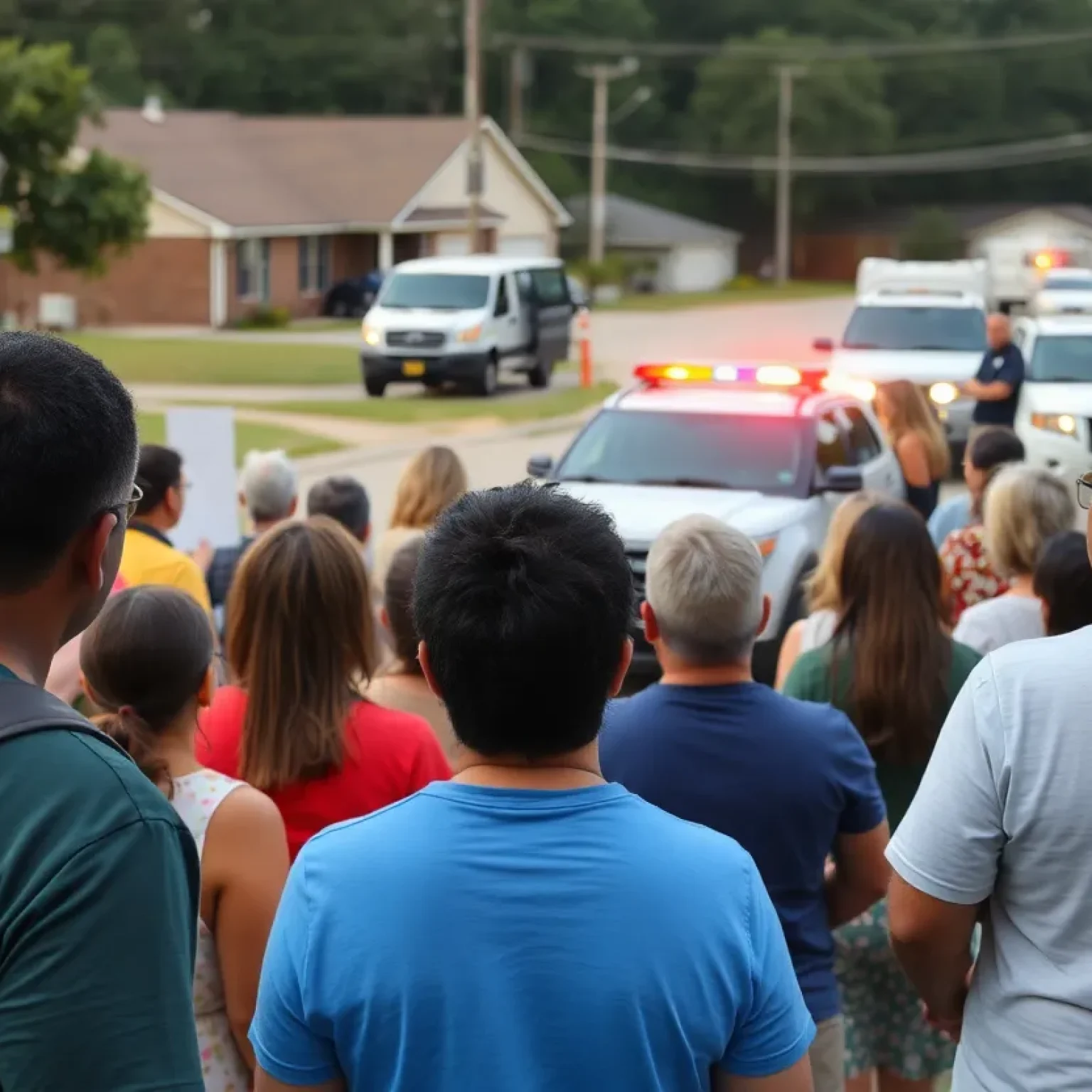 Timmonsville community members gathered after Amber Alert