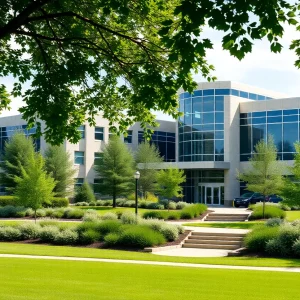 Rendering of the new cancer treatment facility in Florence, SC