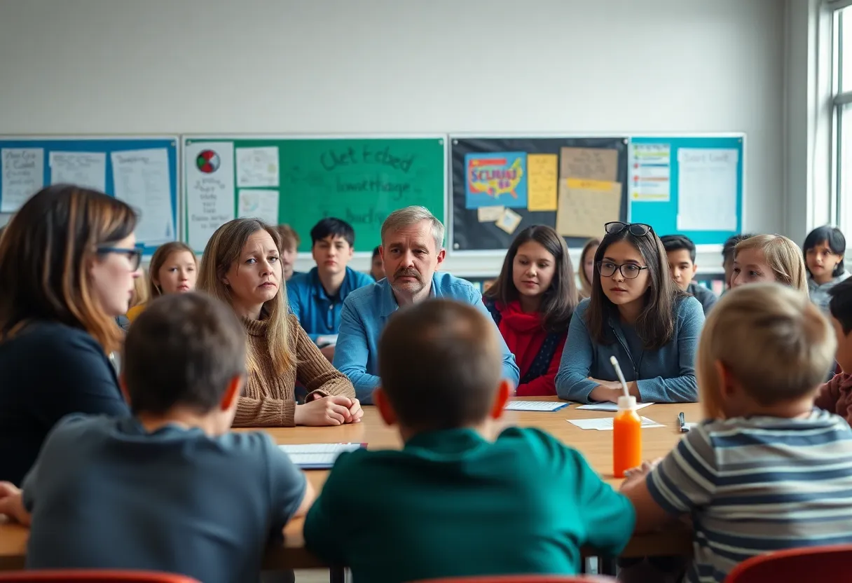 Community meeting addressing school bullying concerns