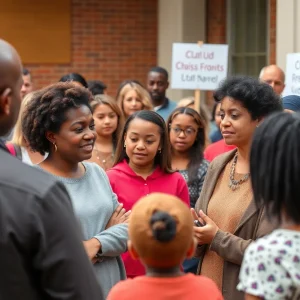 Residents of Florence rallying for child safety in their community