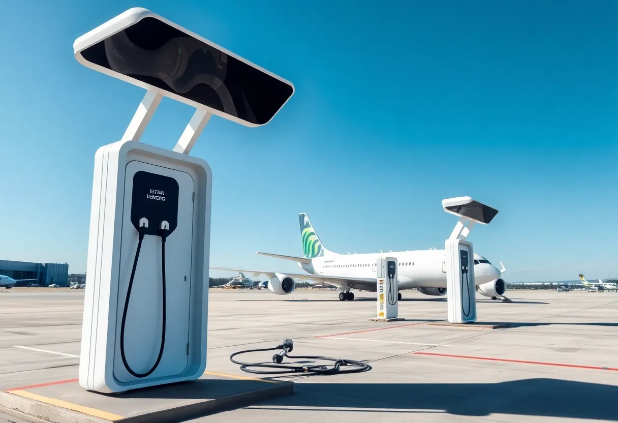 Electric aircraft charging infrastructure at Florence Regional Airport