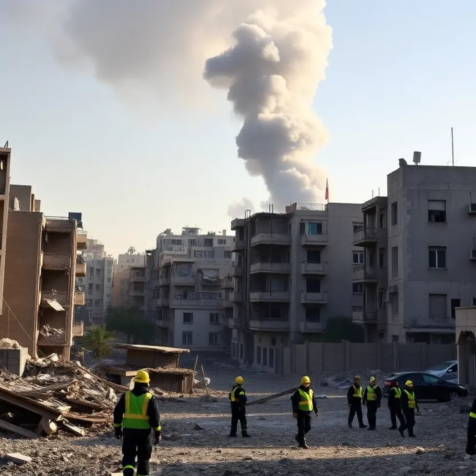 Ruined buildings in Odesa after drone and missile strikes