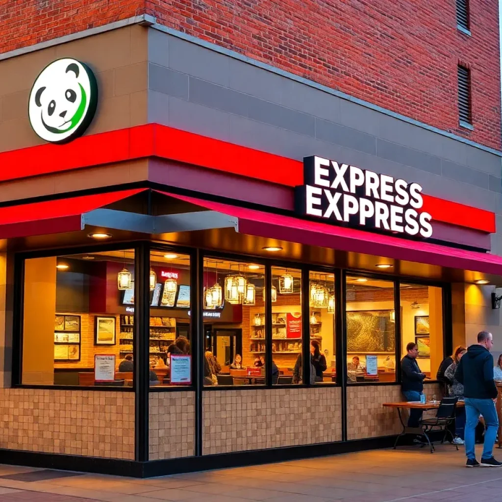 Exterior view of the new Panda Express in Florence, SC