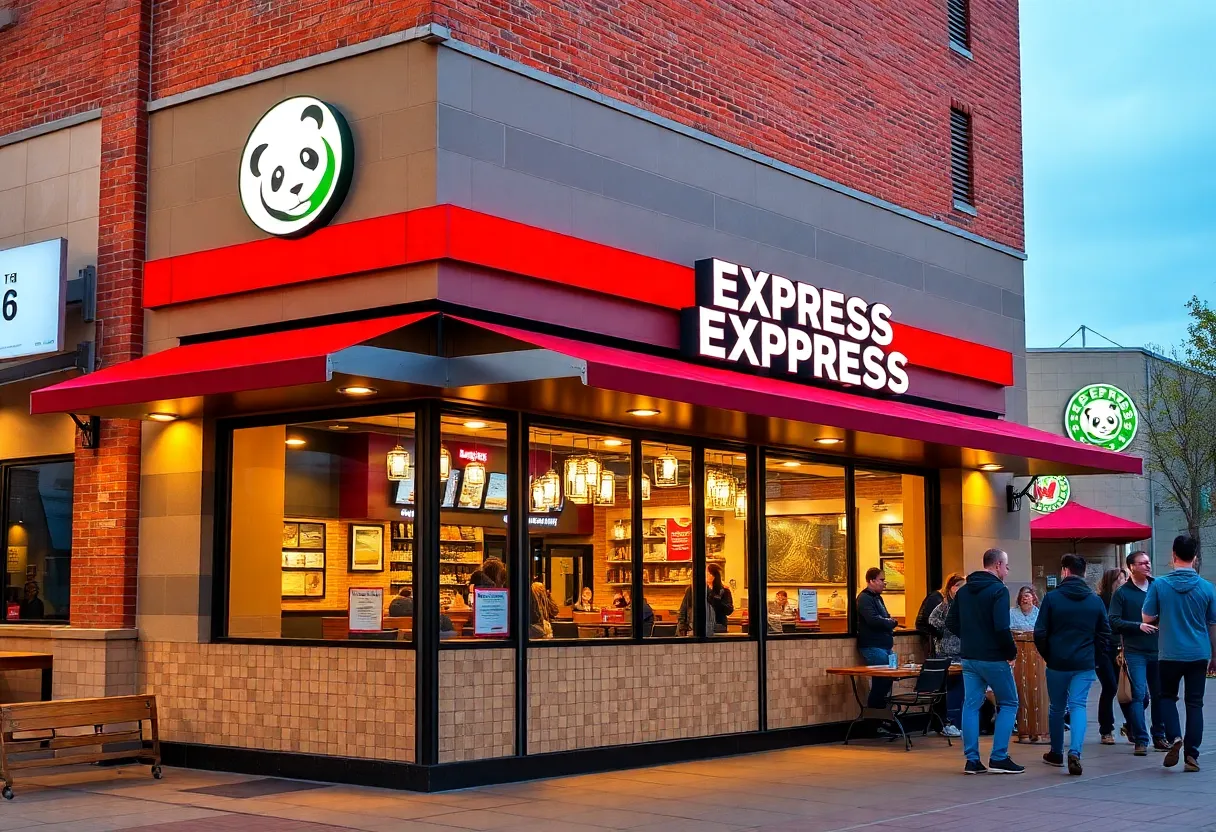 Exterior view of the new Panda Express in Florence, SC