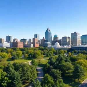 Raleigh North Carolina Skyline