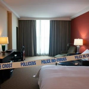 Police presence at Hilton Garden Inn after a stabbing incident