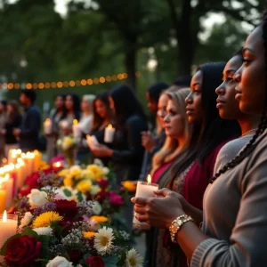 Community vigil honoring victim of violence Sam Nordquist