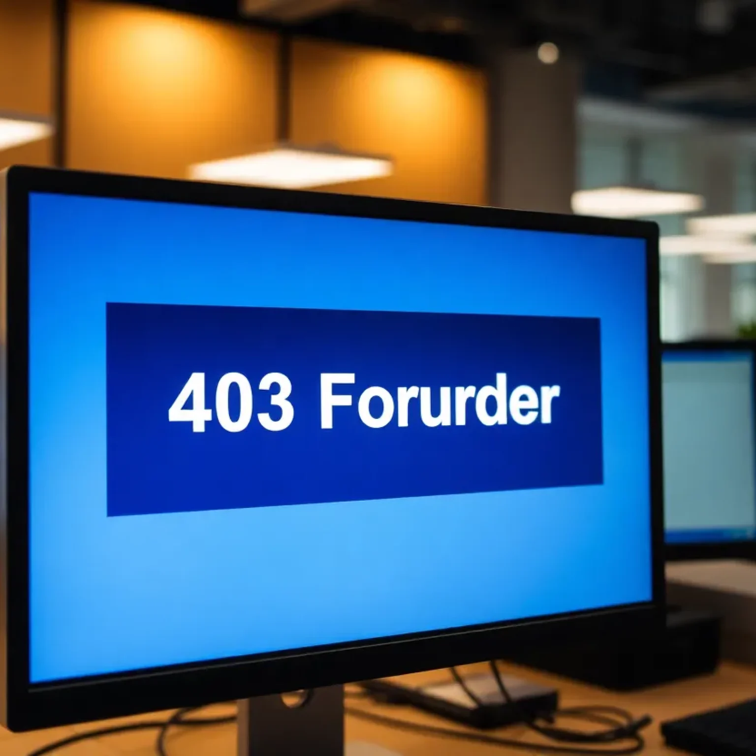 403 Forbidden Error on a computer screen