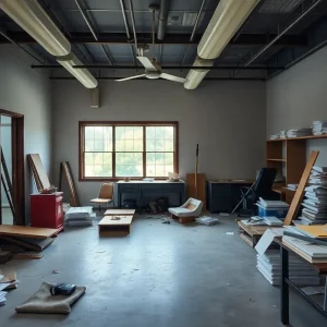 Abandoned Roofing Office