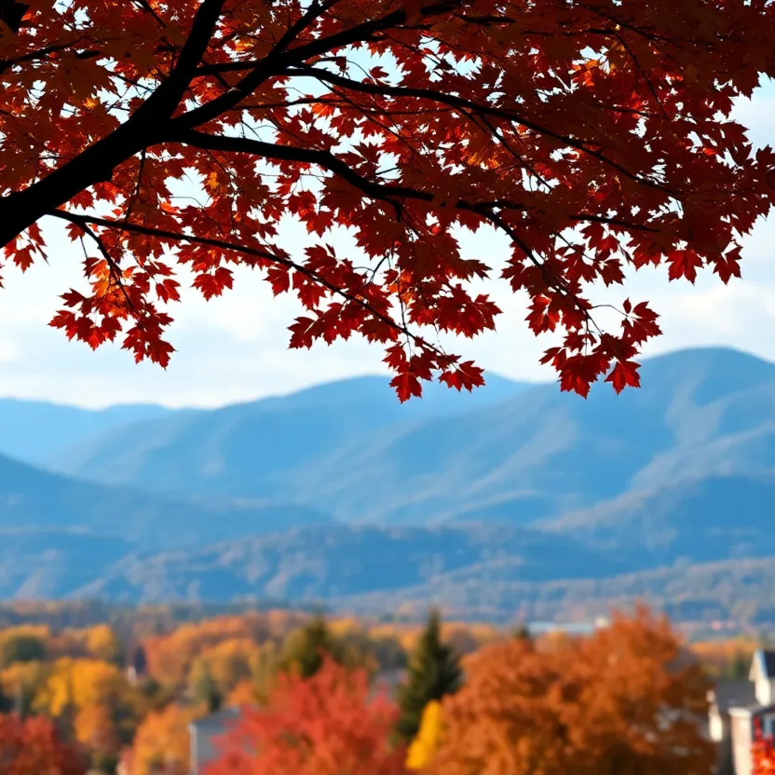 Asheville Autumn Landscape