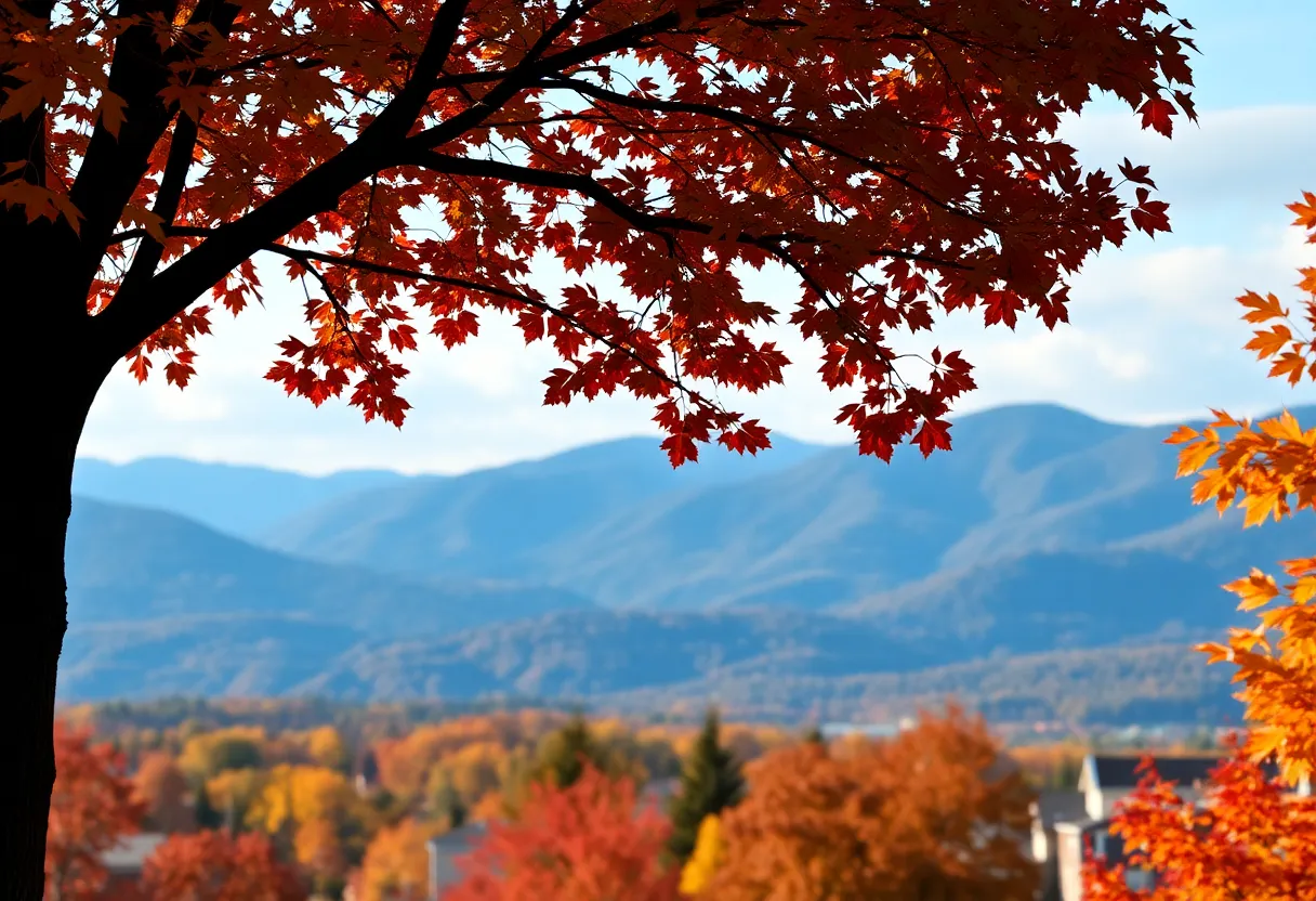 Asheville Autumn Landscape