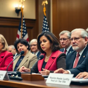 Diverse mayors testifying at congressional hearing