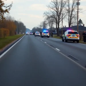 Scene of a multi-vehicle accident in Florence County