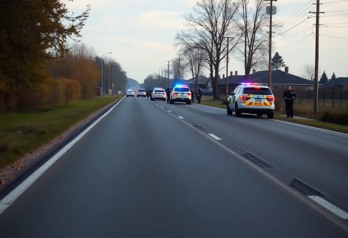 Scene of a multi-vehicle accident in Florence County