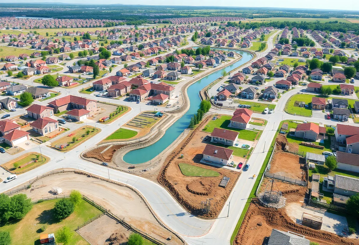 Florence subdivision construction site