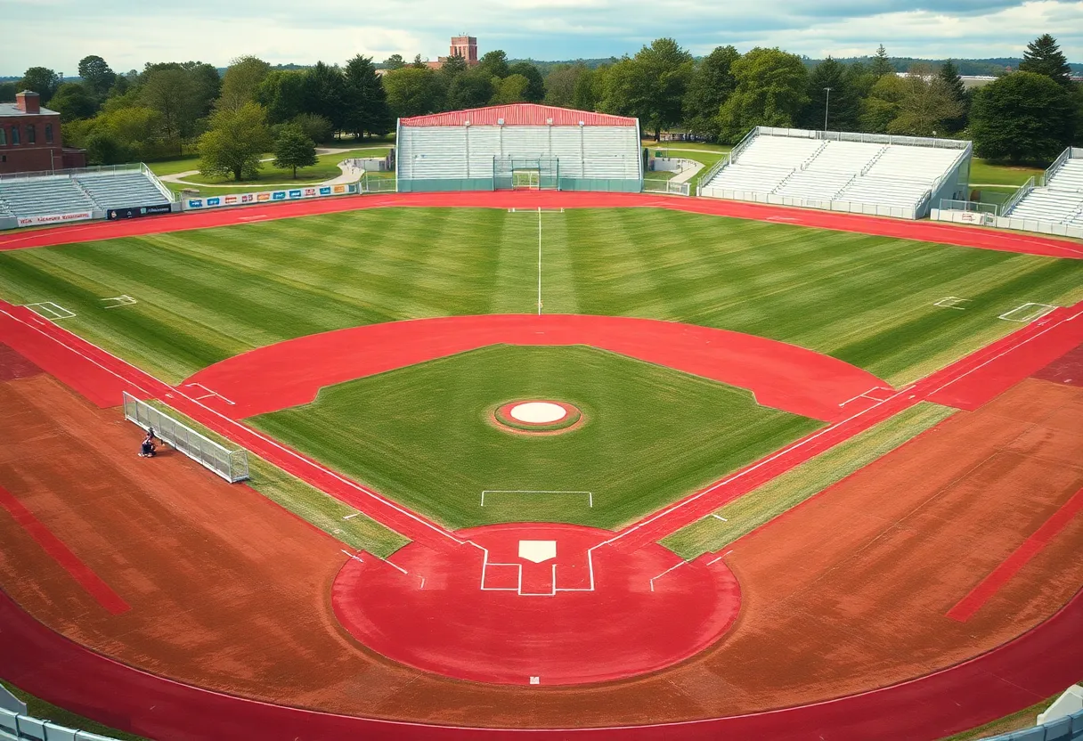 Baseball field at Francis Marion University