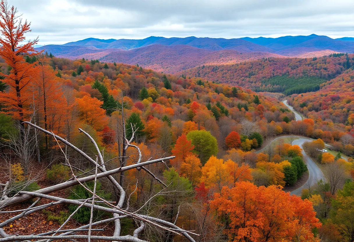 North Carolina Mountains after Hurricane Helene