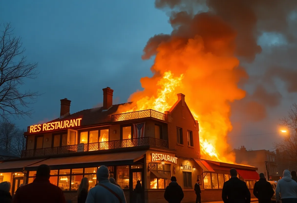 Fire at Pamplico historic Schoolhouse restaurant